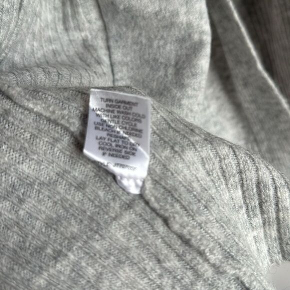 Stitch Fix Love Ellie Gray Open Front Cardigan Sweater with Pockets - Picture 4 of 5